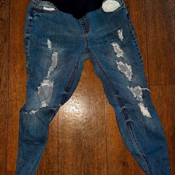 Angel Kiss Maternity Jeans - Picture 1 of 2
